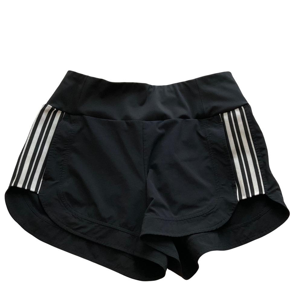 Athleta Ascender Women's Black Athleisure Shorts with Pockets - Size 8
